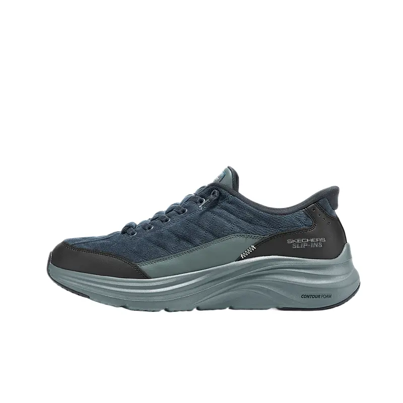 Skechers Slip On Casual Breathable Casual Shoes Men's Marine Blue