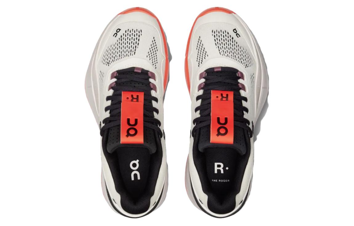 FEIDELEI x On THE ROGER Clay Cushioning Anti-Slip And Wear-Resistant Low-Top Tennis Shoes Women's White Pink