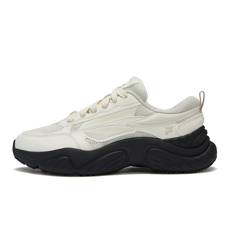FILA FUSION Conch Dx Conch Shoes Wear-Resistant Low-Top Casual Shoes Women's Milk White Gray