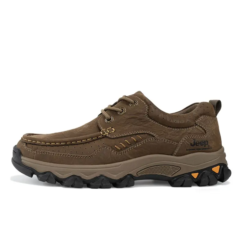 Jeep Low Top Casual Shoes Men's Khaki