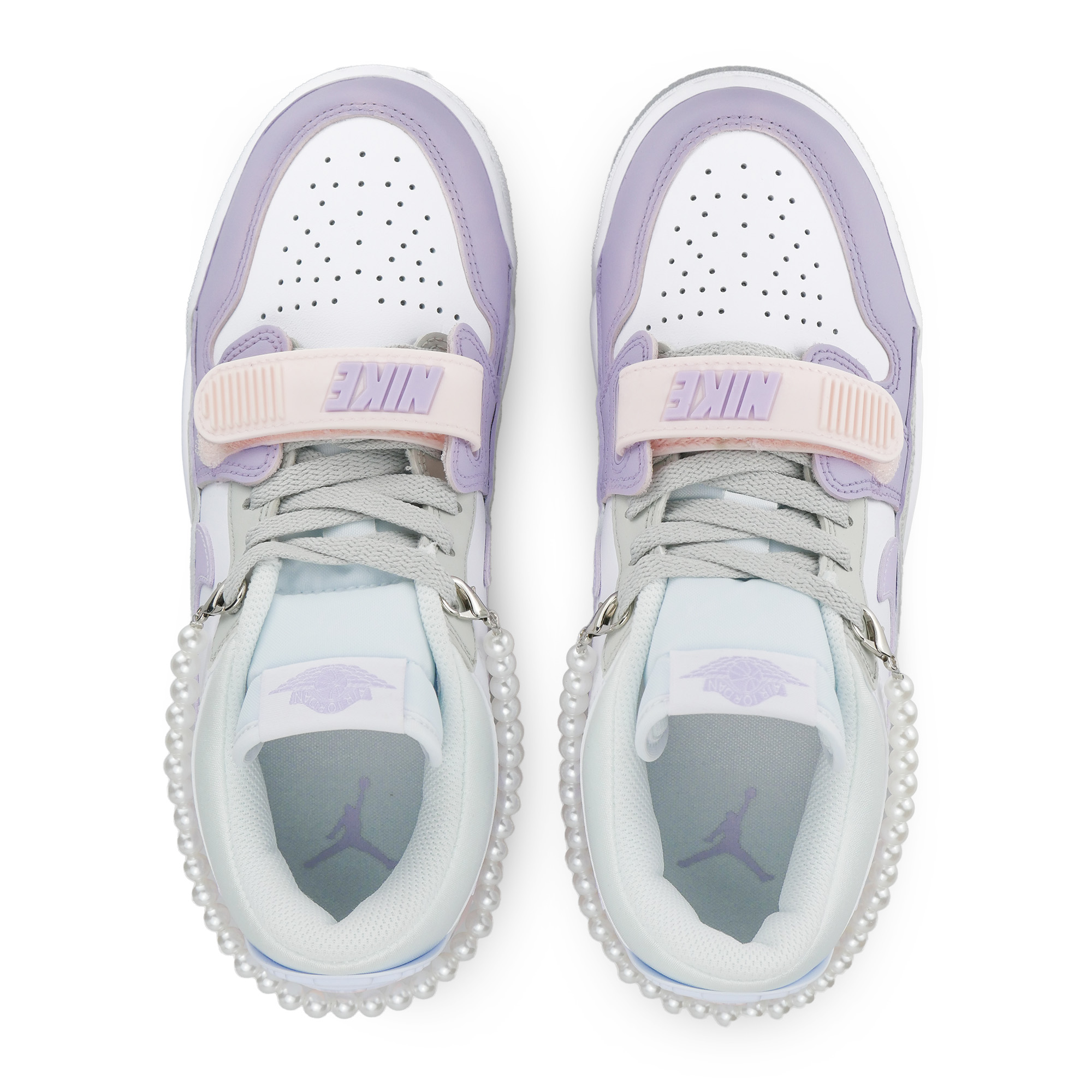 Jordan Legacy 312 Pearl StellaLou Low-Top Vintage Basketball Shoes Women's Pink Purple купить в интернет-магазине Yoocart с быстрой доставкой по России.