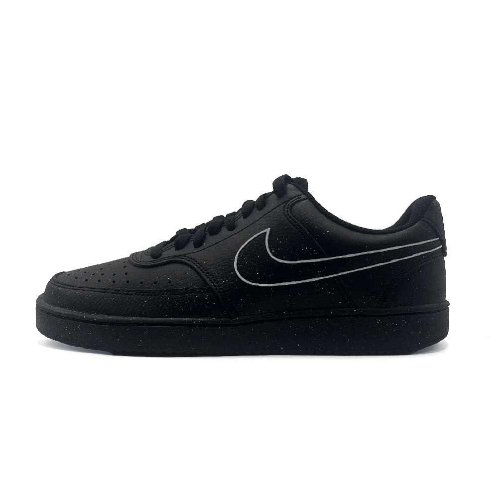 Nike Court Vision Low Quick Dry Low-Top Skateboard Shoes Unisex Black White