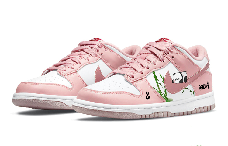 Nike Dunk Skateboard Shoes Women's Low-Top Pink/White купить в интернет-магазине Yoocart с быстрой доставкой по России.