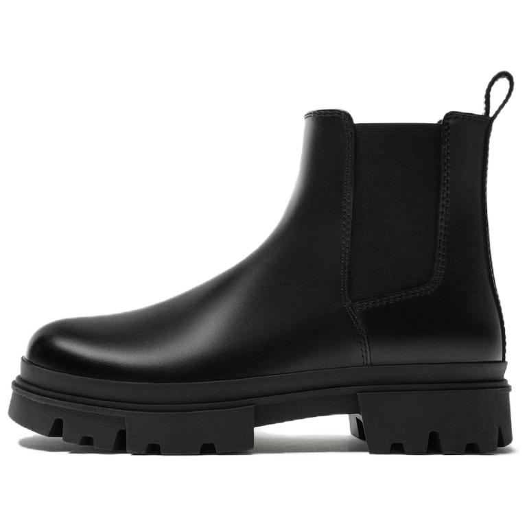 ZARA Short Chelsea Boots Men's Black