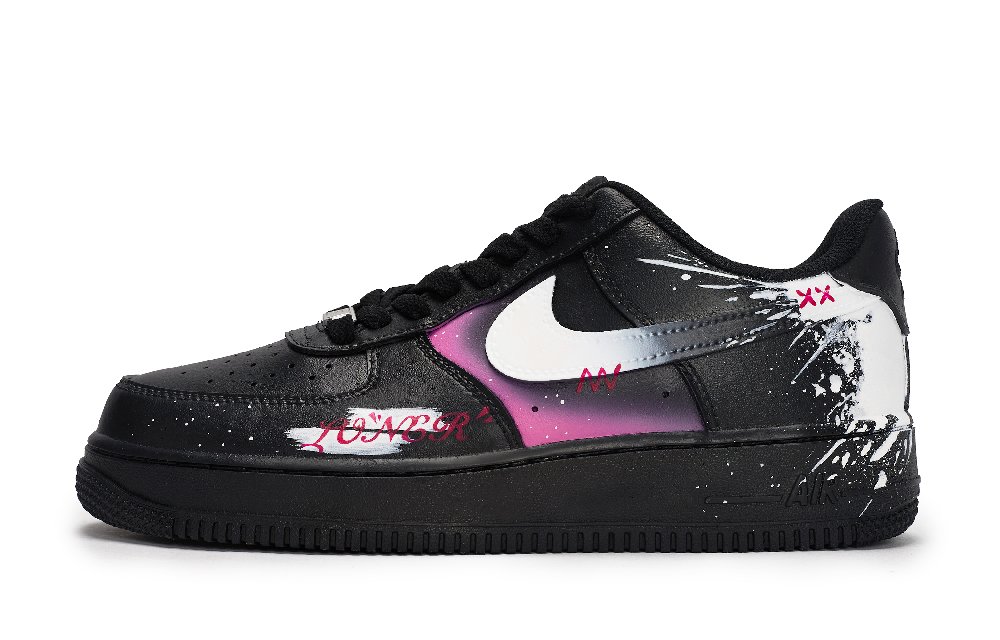 Nike Air Force 1 Skateboard Shoes Unisex Low Top White, Purple