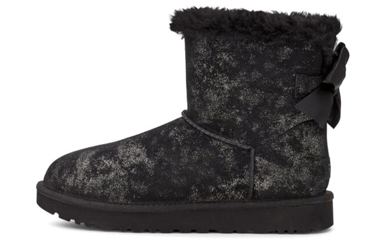 UGG Mini Bailey Bow Glimmer Black Women's