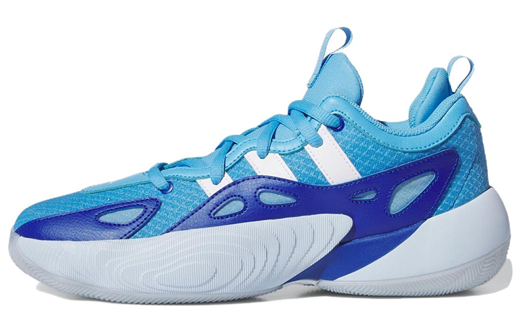 Adidas Trae Young Unlimited 2 Semi Blue Burst Mel Cloud White Royal Blue