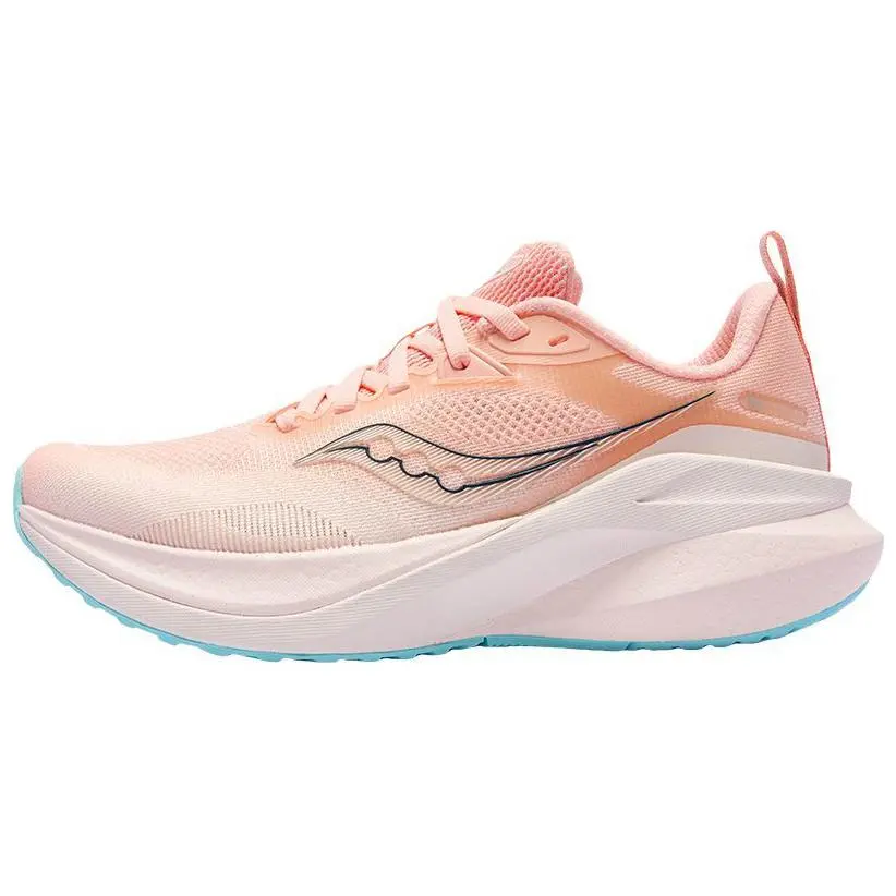 Saucony Slip Resistant Abrasion Resistant Low top Casual Training Sprint City Commute Running Shoes Women's Light Pink