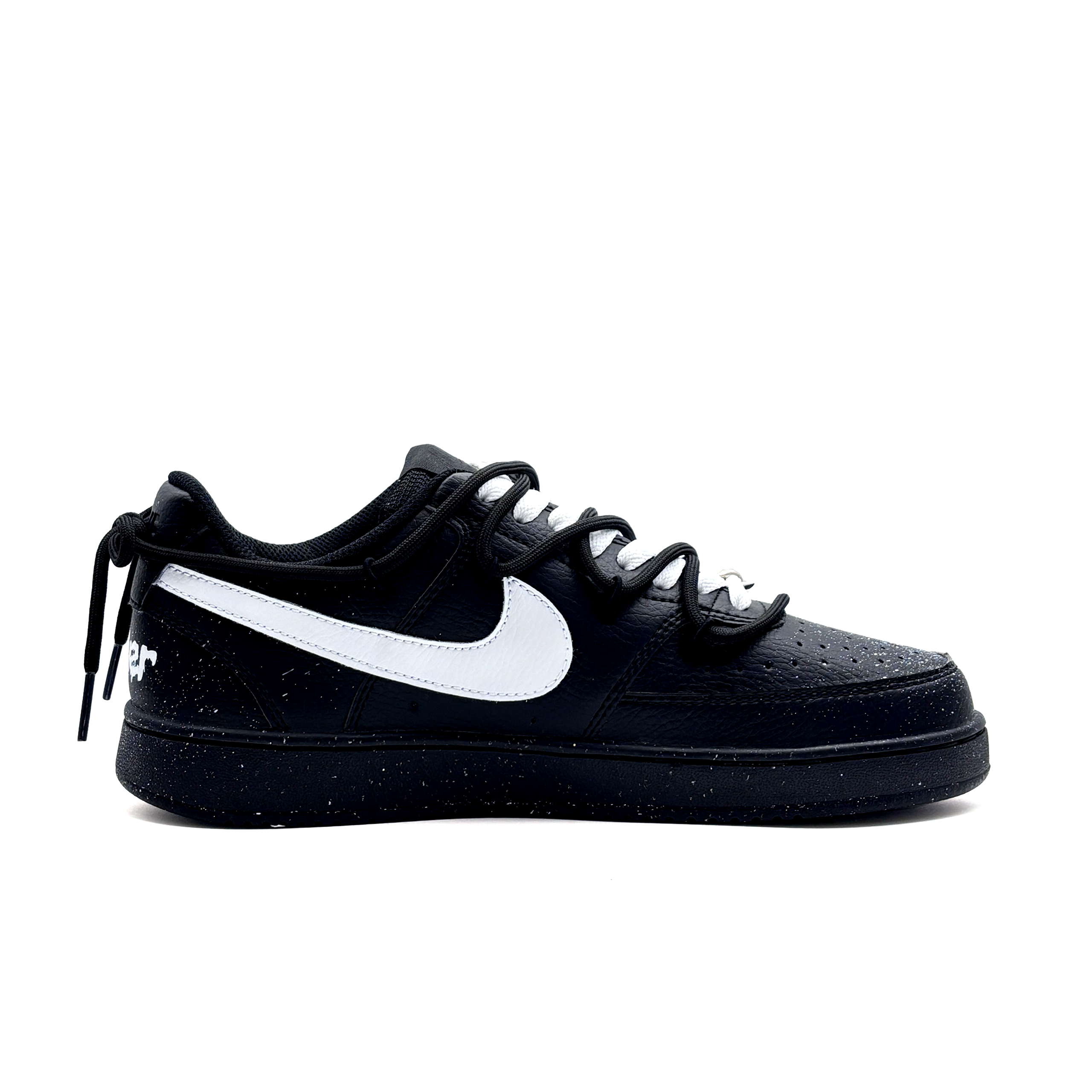 Nike Court Vision Camellya's Sky Slip Resistant Low Top Skateboard Shoes Unisex Black White купить в интернет-магазине Yoocart с быстрой доставкой по России.