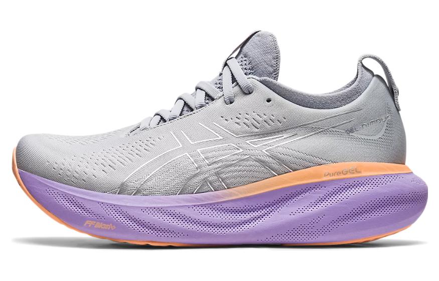 Asics Gel Nimbus 25 Piedmont Grey Pure Silver Lilac Women's
