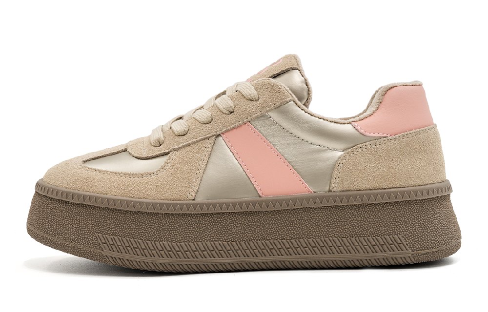 EBLAN Low Top Casual Shoes Women's Beige
