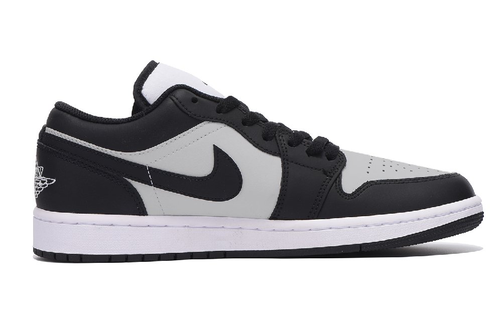 Jordan Air Jordan 1 Slip-Resistant Low-Top Vintage Basketball Shoes Men's Black White