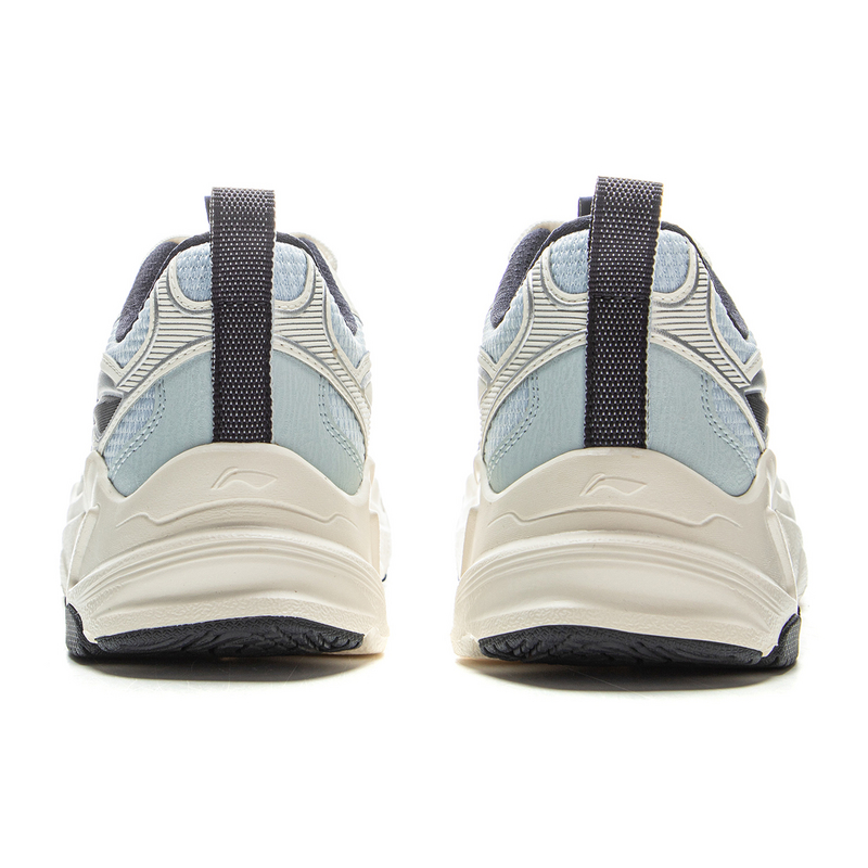 LiNing Abrasion Resistant Lightweight Height Increasing Low Top Casual Shoes Women's Ivory Sky Blue купить в интернет-магазине Yoocart с быстрой доставкой по России.