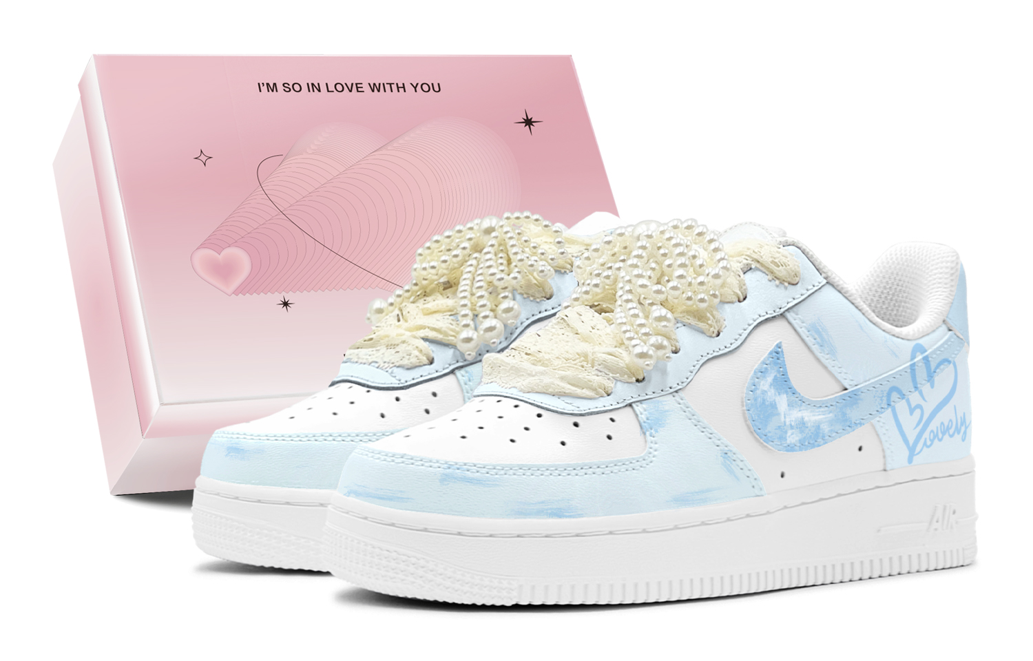 Nike Air Force 1 Skateboard Shoes Women's Low top White