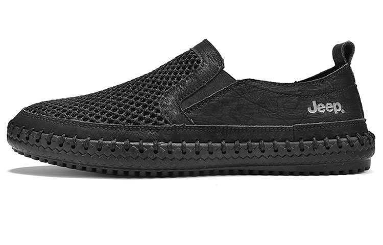 Jeep Abrasion Resistant, Breathable, Lightweight Low Top Casual Shoes Men's Black