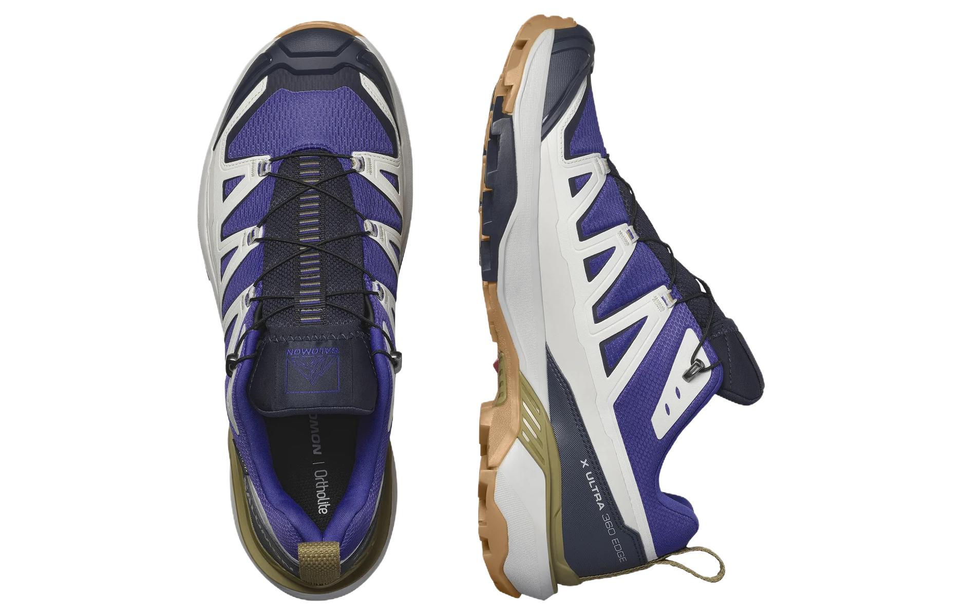 SALOMON X ULTRA 360 Cushioned Slip-Resistant Low-Top Outdoor Shoes Men's Blue Brown купить в интернет-магазине Yoocart с быстрой доставкой по России.