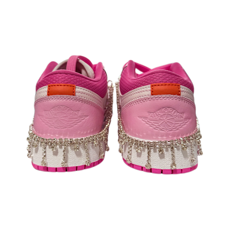 Jordan Air Jordan 1 Low 'Pinksicle' Candy House Low Top Vintage Basketball Shoes Women's Pink White купить в интернет-магазине Yoocart с быстрой доставкой по России.