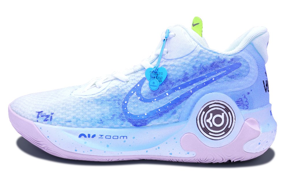 Nike KD Trey 5 IX Cushioning, Slip Resistant, Abrasion Resistant, Impact Resistant Mid Top Basketball Shoes Unisex Blue