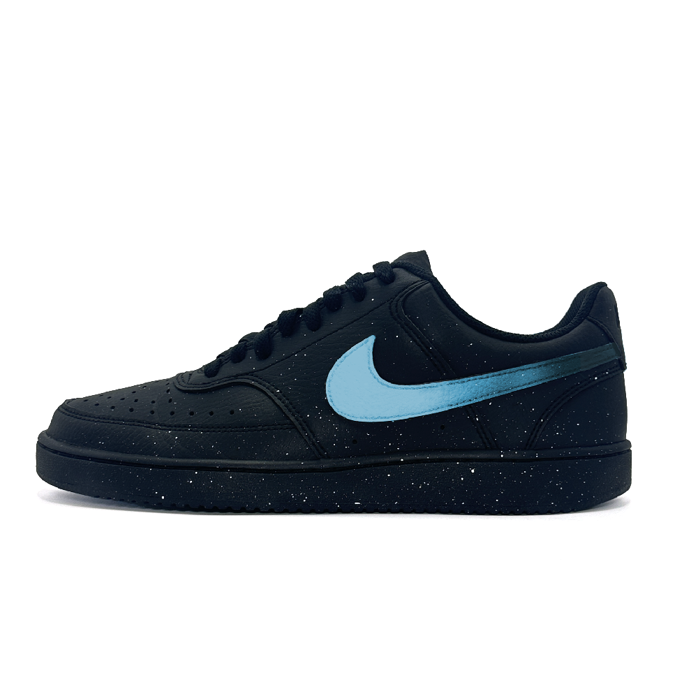 Nike Court Vision Low Anti-Slip Wear-Resistant Low-Top Skateboard Shoes Unisex Sky Blue