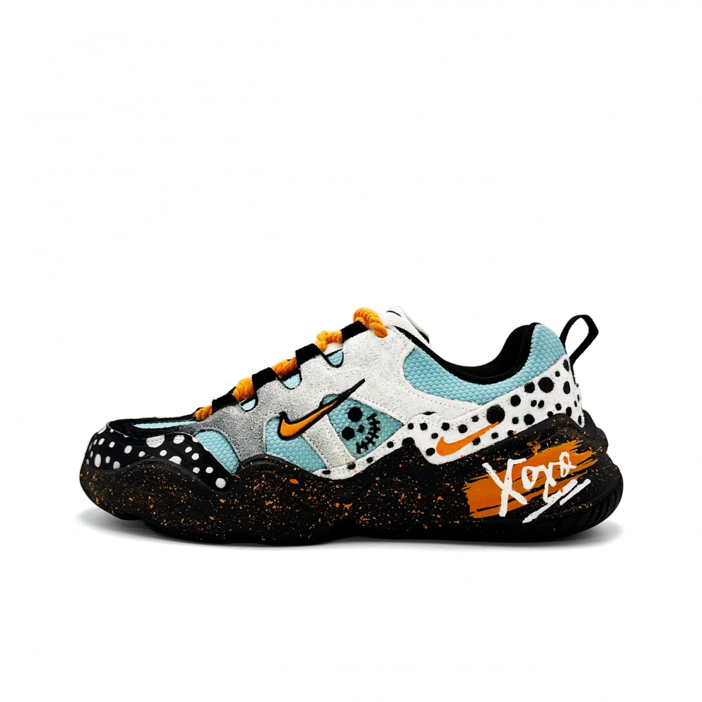 Nike Tech Hera Polka Dot Whisper Low top Casual Shoes Unisex Teal