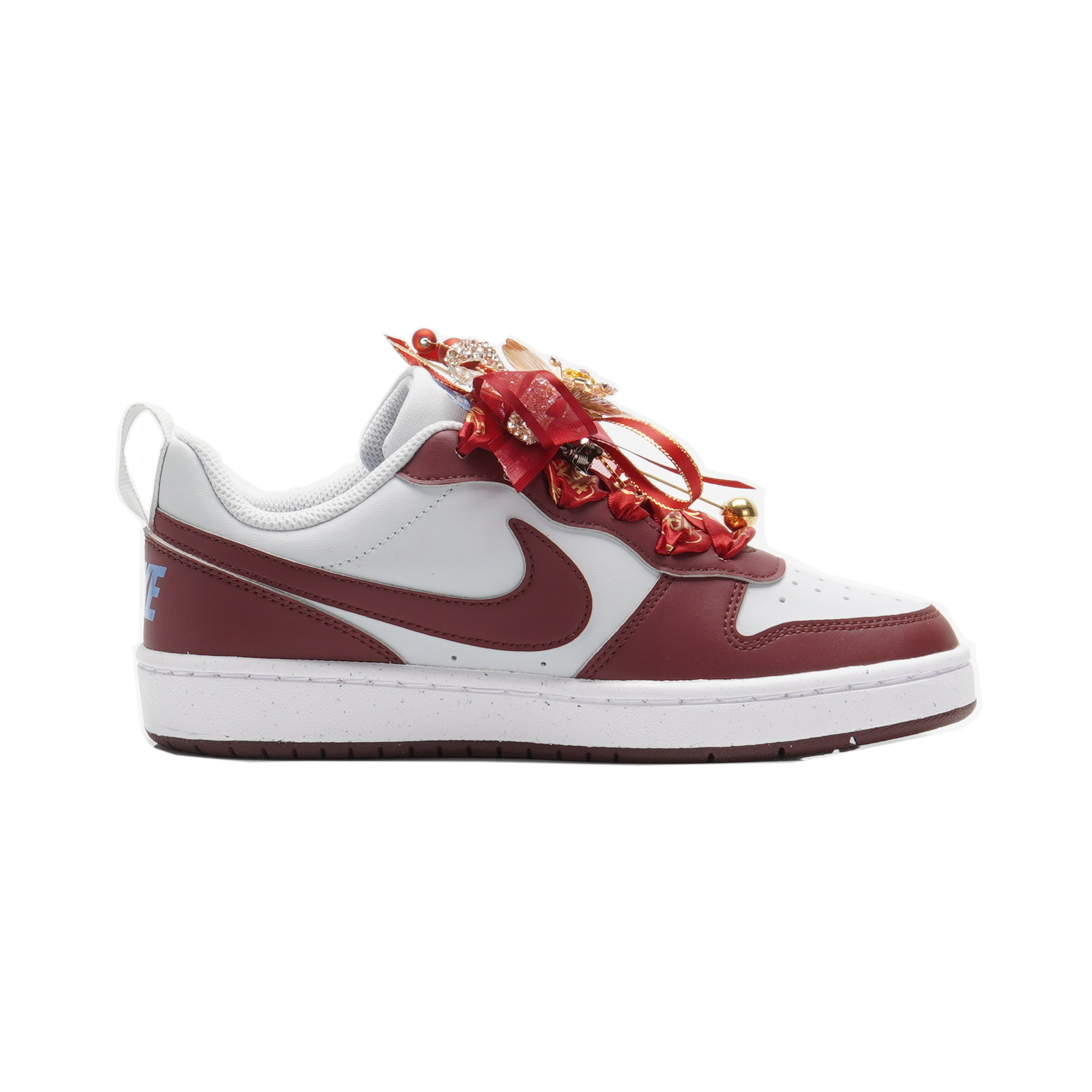 Nike Court Borough Low top Skateboard Shoes Unisex Red
