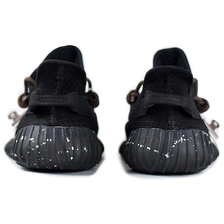 Adidas Originals Yeezy Boost 350 V2 Snake Rubbing Slip Resistant Low Top Casual Shoes Unisex Black Brown