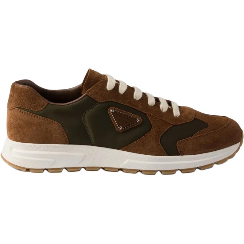 PRADA Low top Casual Shoes Men's Umber