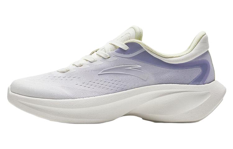 Anta Leaf 4.0 Anti Slip Wear Resistant Low Top Running Shoes Women's White Purple
