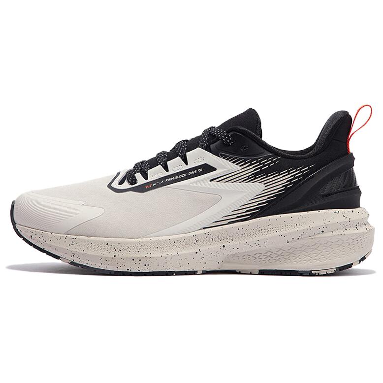 361° Wear-Resistant Low-Top Running Shoes Men's Beige Black