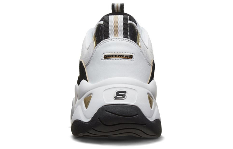 Skechers D'lites 3.0 Running Shoes White/Black/Gold Women's