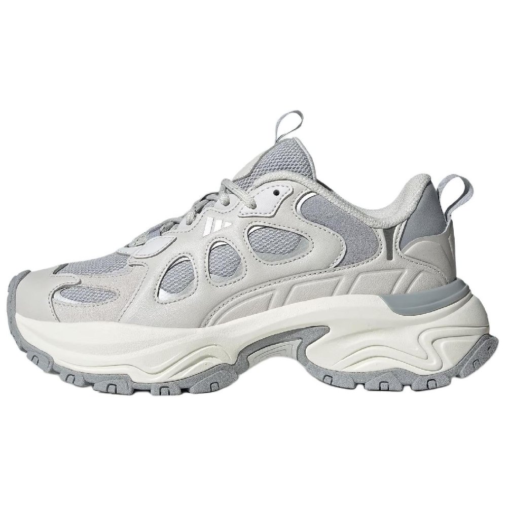 Adidas Cushioning Wear-Resistant Low-Top Chunky Sneakers Women's Gray