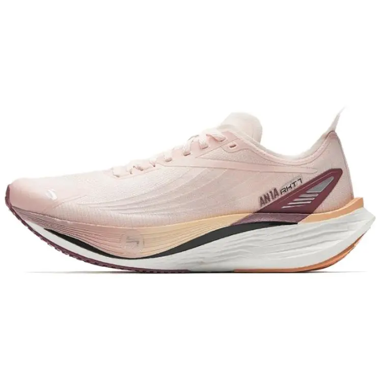 Anta Shock Absorbers Rebound Low top Training Racing Running Shoes Women's White Pink