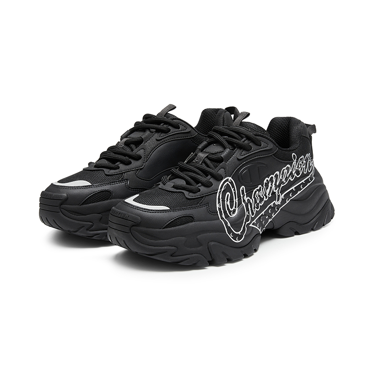 Champion Thousand Layer Shoes Low Top Chunky Sneakers Women's Black/Silver White купить в интернет-магазине Yoocart с быстрой доставкой по России.