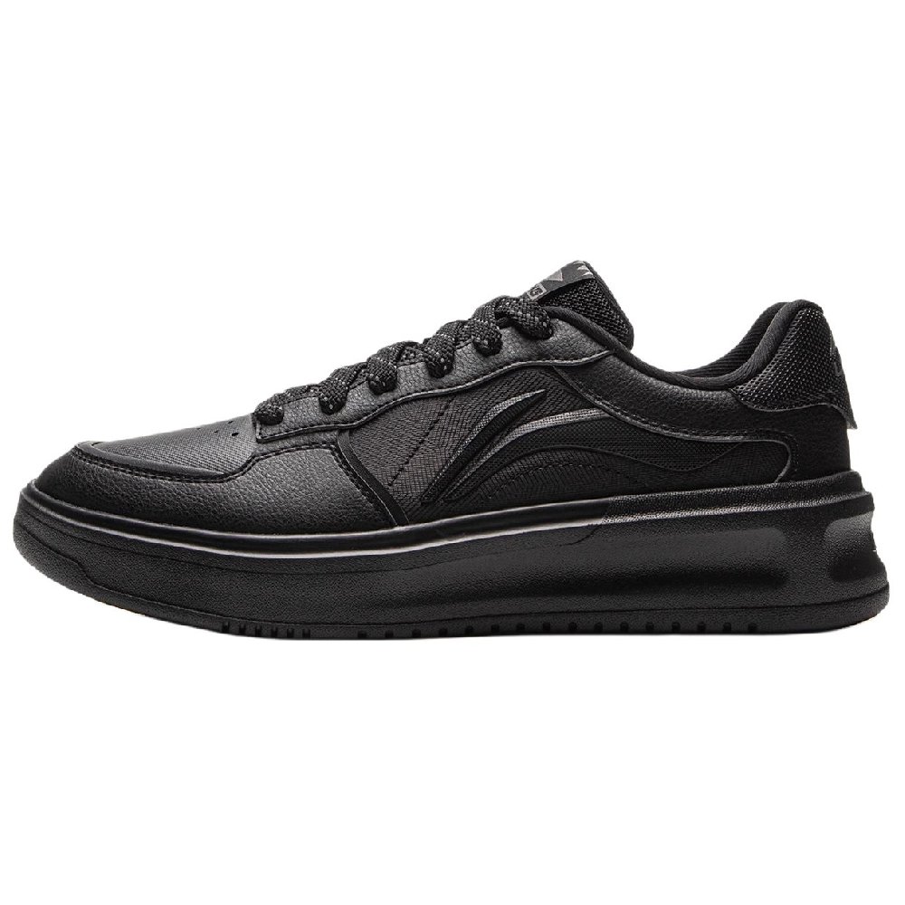 LiNing Lantern Festival Shock Absorbers Slip Resistant Abrasion Resistant Low Top Casual Shoes Men's Black