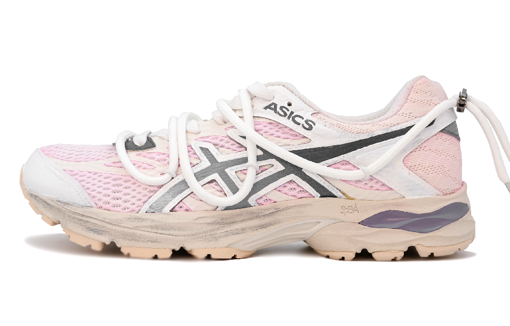 Asics Gel Flux 4 Abrasion Resistant Breathable Low Top Running Shoes Women's Cherry Blossom Pink