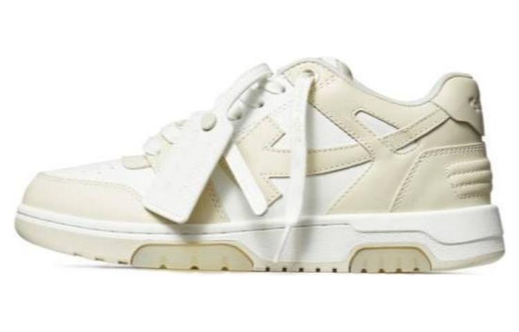 OFF-WHITE Low-Top Skateboard Shoes Women's Gray White