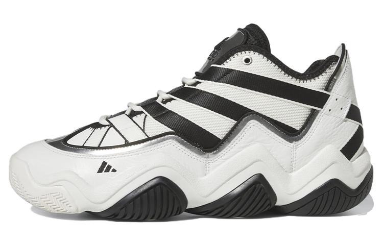 Adidas Top Ten 2010 Wide 'White Black Silver'