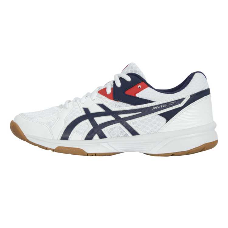 Asics RIVRE CF Shock Absorbers Slip Resistant, Abrasion Resistant, Breathable Low Top Training Shoes Unisex White Blue