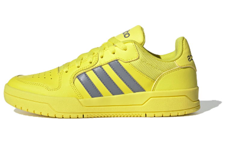 Adidas Neo Entrap Slip Resistant Shock Absorbers Low Top Skateboard Shoes Women's Yellow Gray