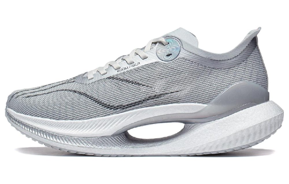 LiNing Jueying 2 Essential Anti Slip Wear Resistant Low Top Running Shoes Men's Gray