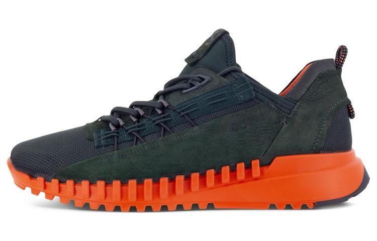 Ecco ZIPFLEX M Low-Top Sports Casual Shoes Men's Orange/Navy Blue