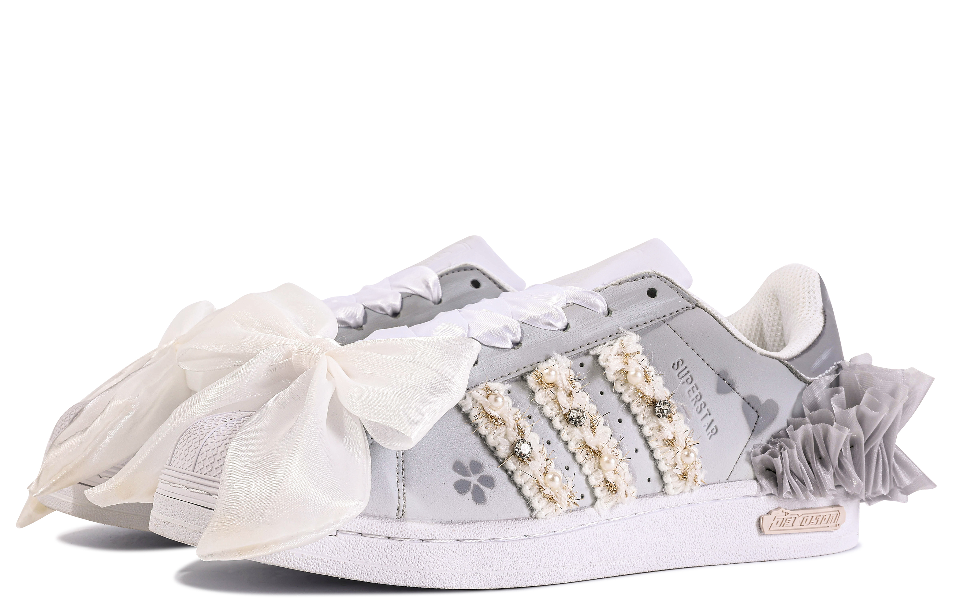 Adidas Originals Superstar Low top Skateboard Shoes Unisex Gray