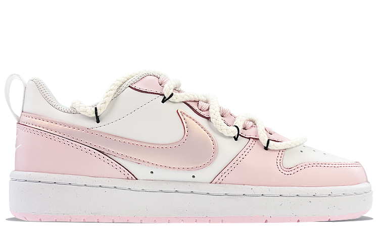 Nike Court Borough Low-Top Skateboard Shoes GS Pink купить в интернет-магазине Yoocart с быстрой доставкой по России.