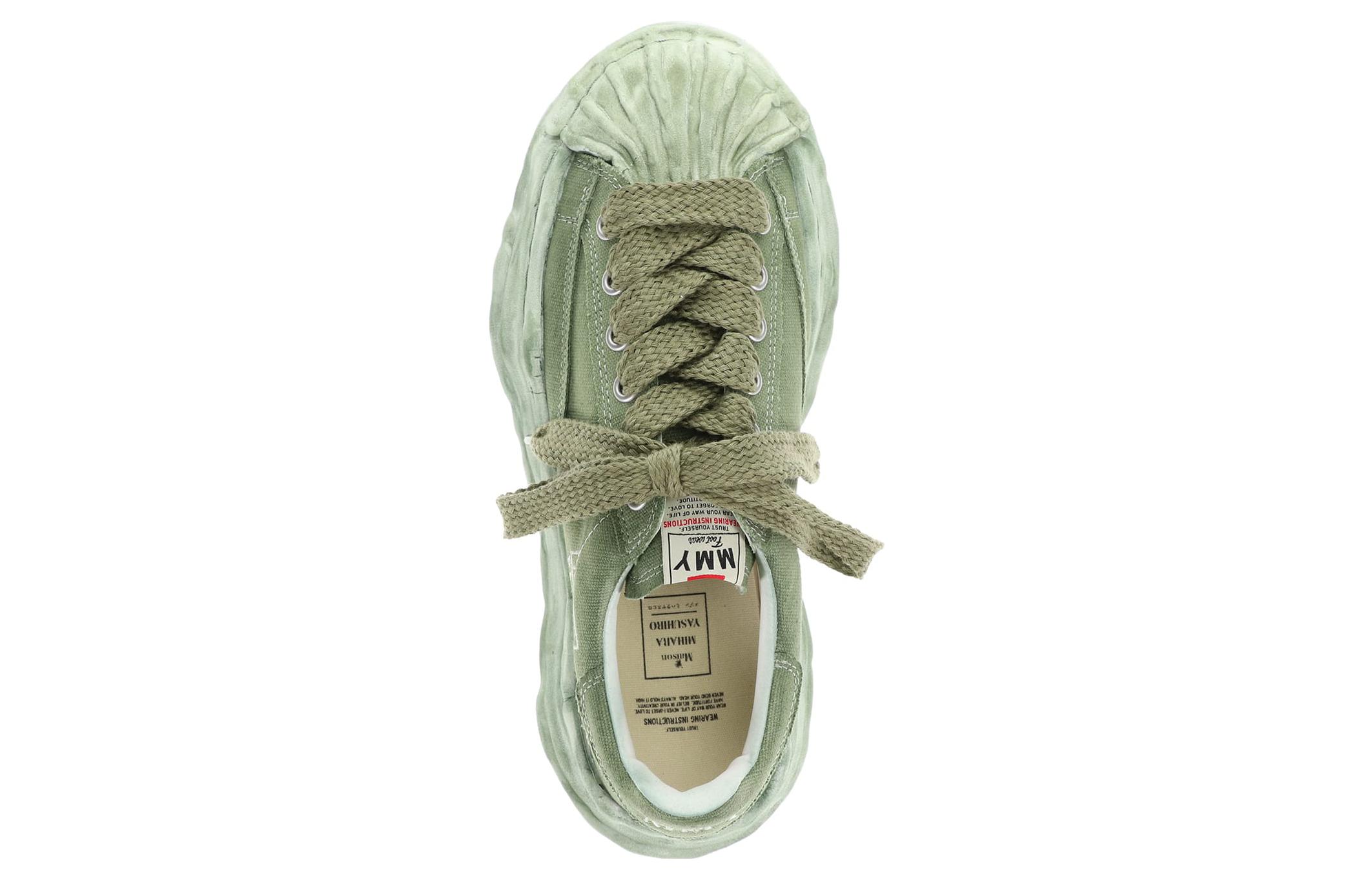MIHARA YASUHIRO Blakey OG Sole Low Green Overdye купить в интернет-магазине Yoocart с быстрой доставкой по России.