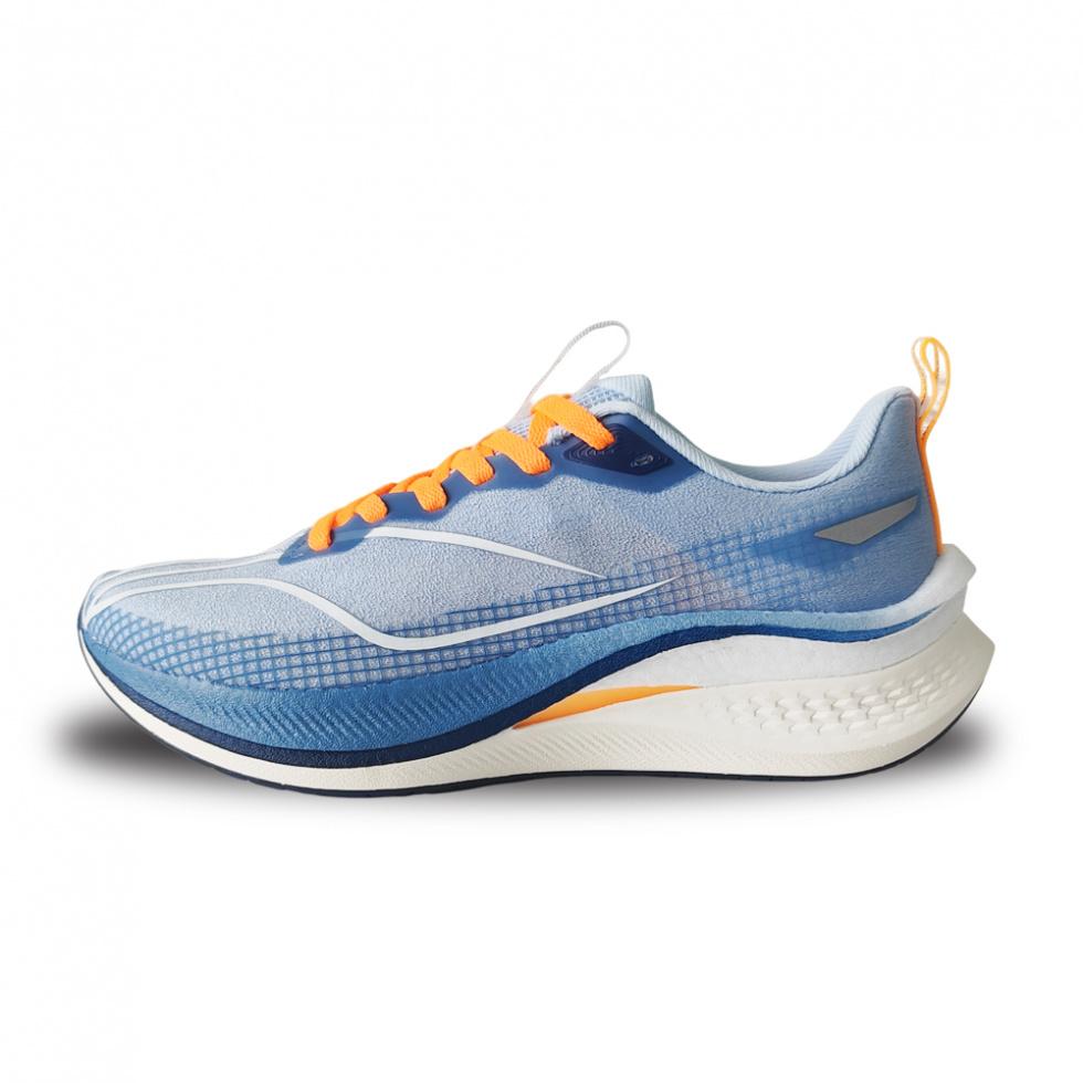 LiNing Red Hare 7 Pro Cushioned Slip-Resistant Lightweight Low-Top 䨻 Casual Running Shoes Men Blue Orange White