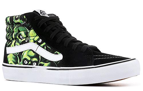 Supreme X Vans SK8 Hi Glow-In-The-Dark Skull Pile купить в интернет-магазине Yoocart с быстрой доставкой по России.