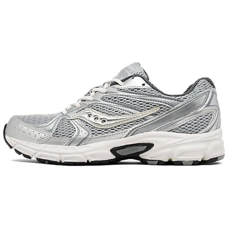 Saucony Ride Millennium Anti Slip Wear Resistant Low Top Casual Shoes Women's Silver