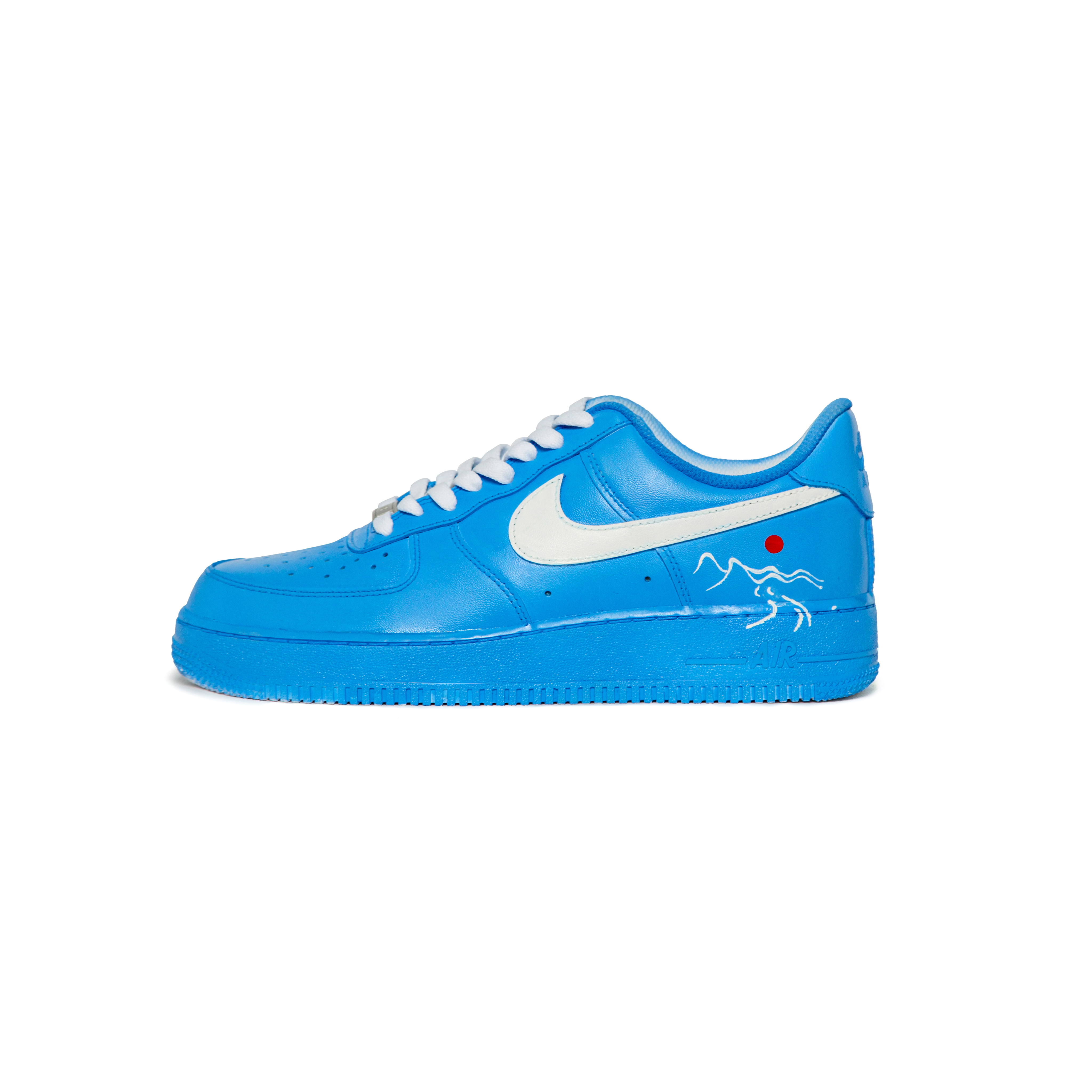 Nike Air Force 1 Sky Mountain Trek Low top Skateboard Shoes Unisex Blue White