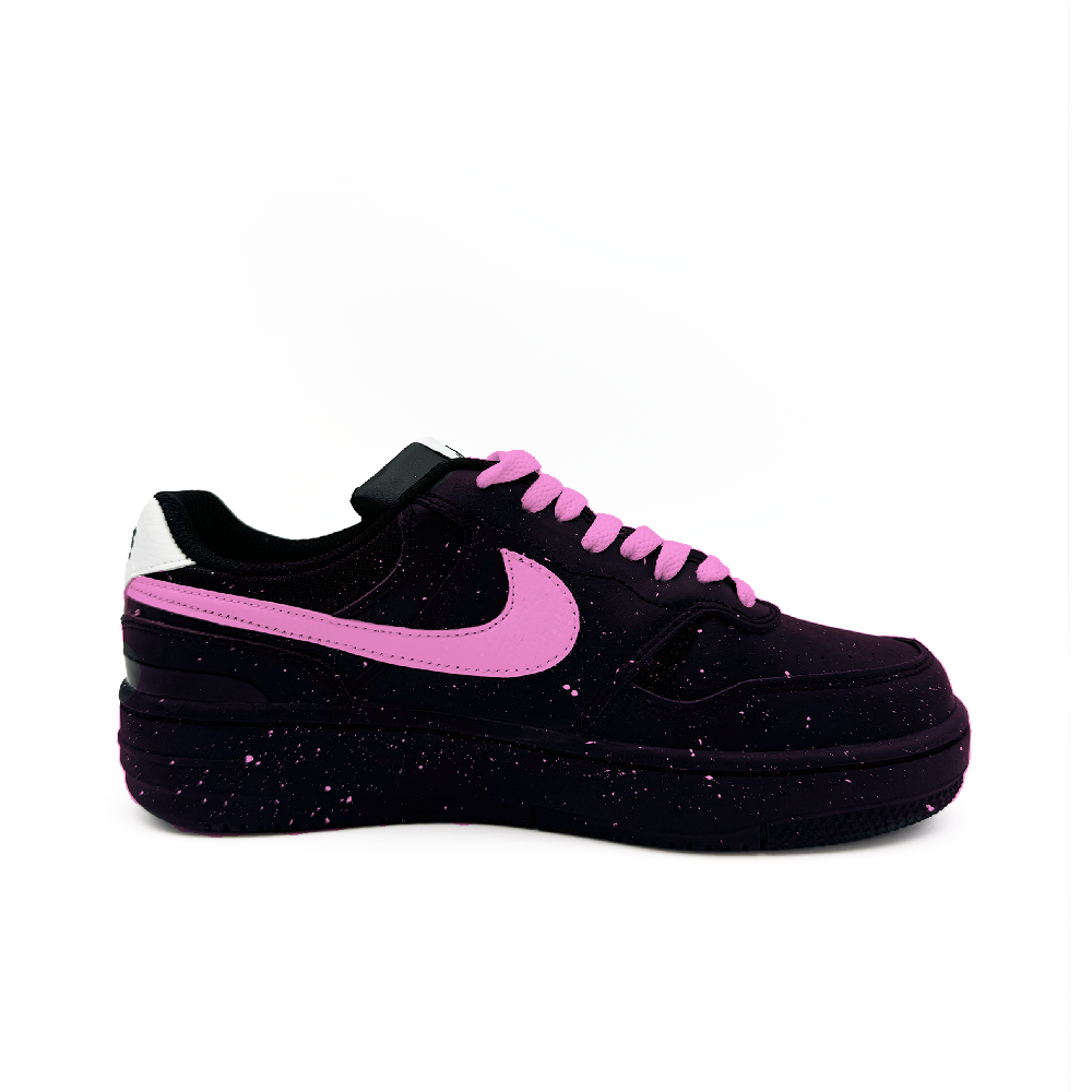 Nike Gamma Force Anti Slip Wear Resistant Low Top Skateboard Shoes Women's Black Pink