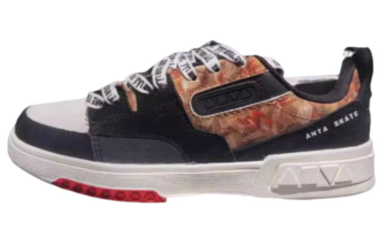 Anta Durable Breathable Low-Top Skateboard Shoes Women's Black Brown
